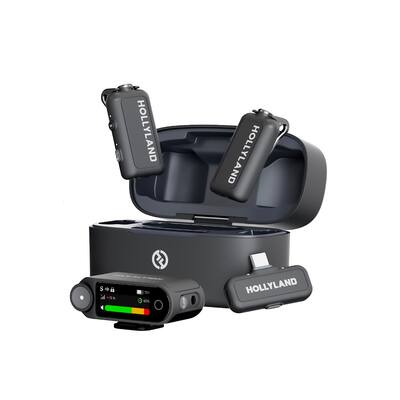 HOLLYLAND LARK MAX 2 Combo Wireless Microphone System (Space Gray