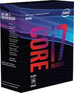 Intel Core i7 8700K Coffee Lake Six Core 3.7 GHz Socket LGA 1151