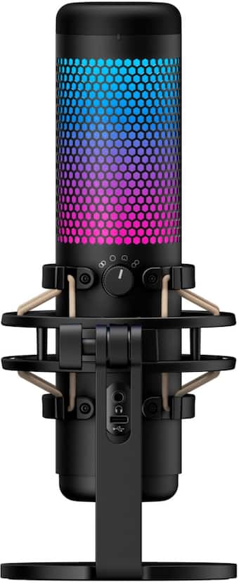 HyperX QuadCast S Wired RGB Multi Pattern USB Condenser Microphone