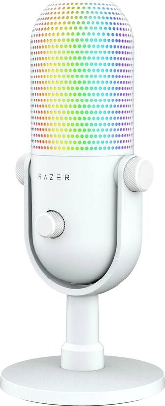 Razer Seiren V3 Chroma Condenser USB Microphone White RZ19