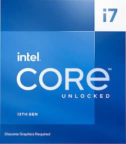 Intel Core i7 13700KF 13th Gen 6 cores 8 P cores + 8 E cores 30M