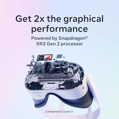 Meta Quest 3S 128GB | Virtual Reality Headset Without Wires
