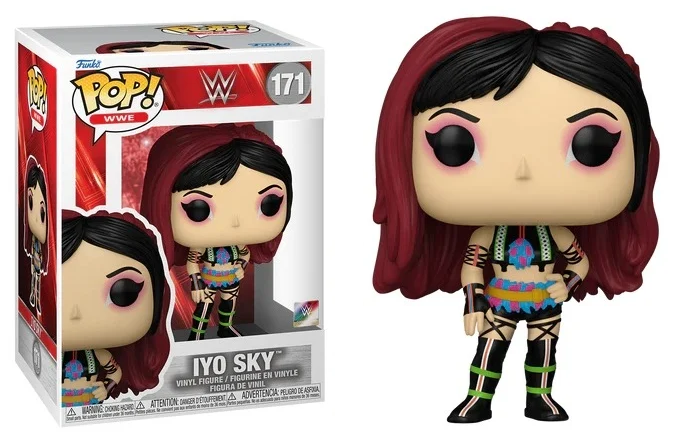 直筆サイン入り Funko Pop WWE Iyo Sky ソフビフィギュア Iyo Sky 171