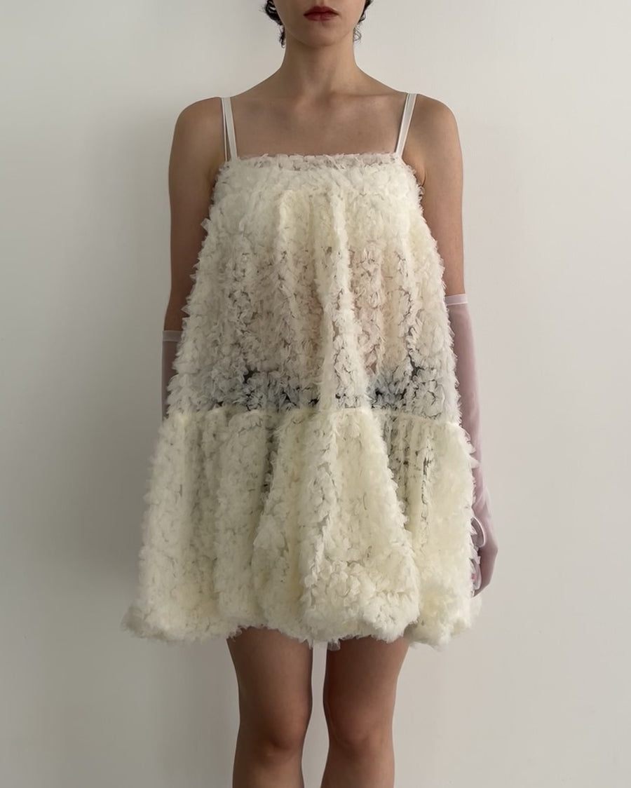 Tulle balloon tunic