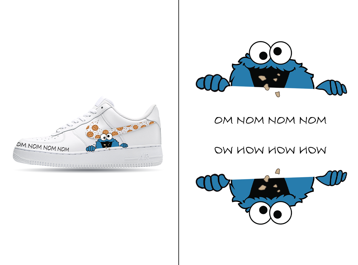 Cookie Monster Shoe Wrap – Popstikr