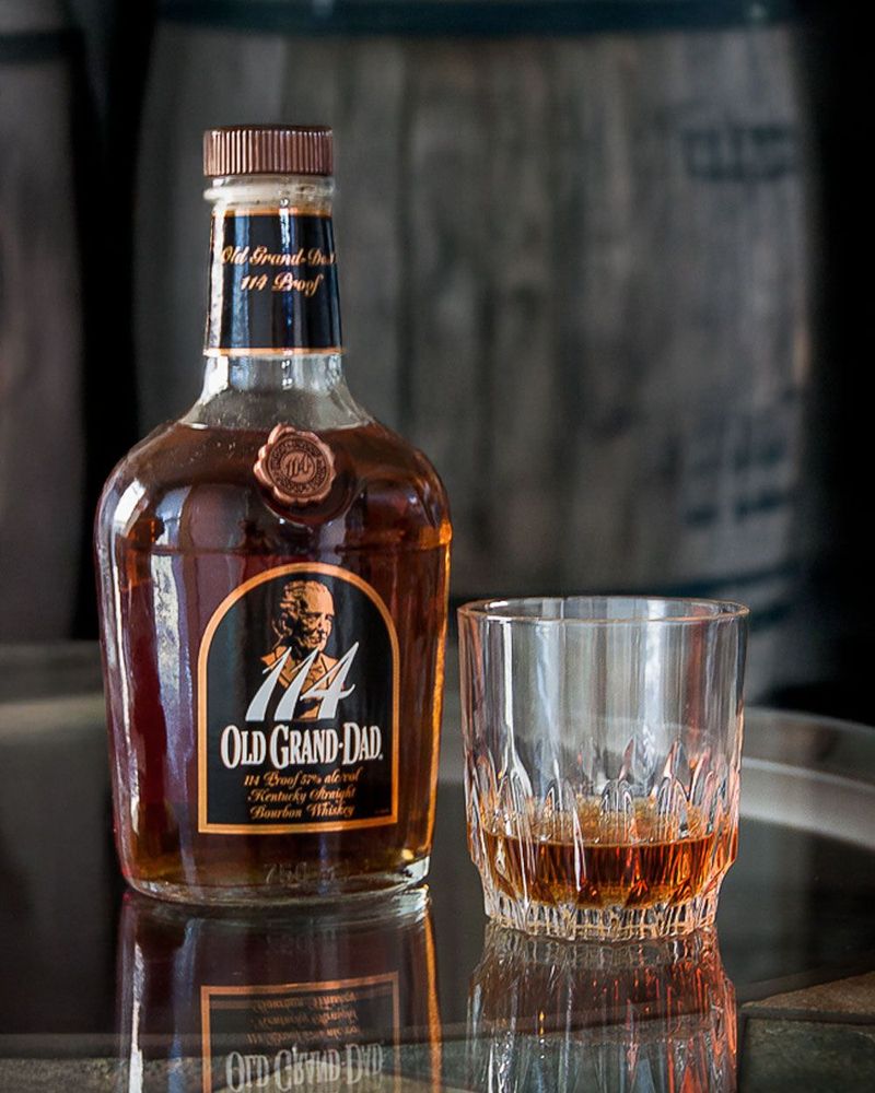 Old Grand Dad 114 Proof Kentucky Straight Bourbon Whiskey