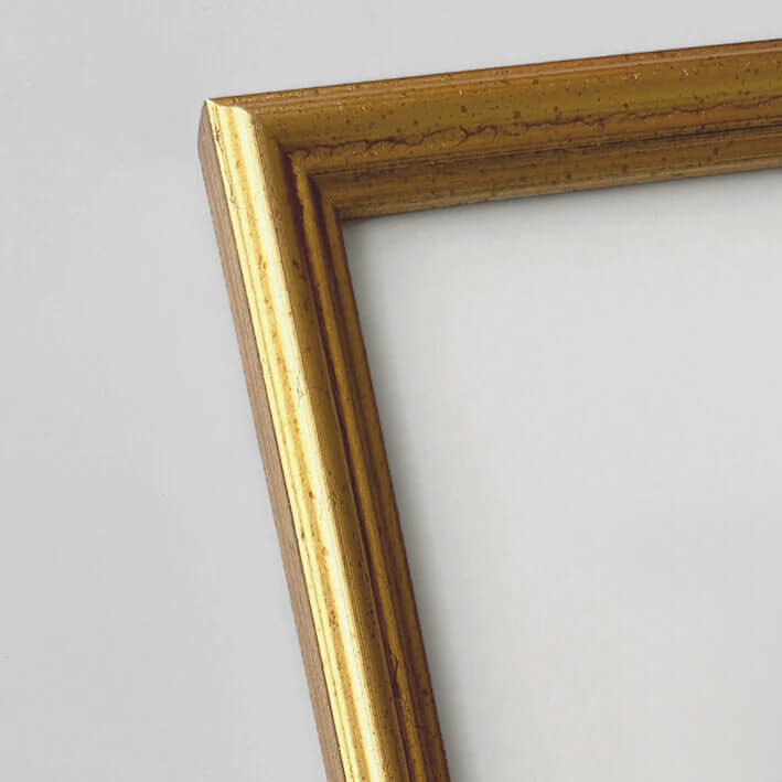 Vintage gold picture frame - A2 (42×60 cm) | PlakatKunst.com