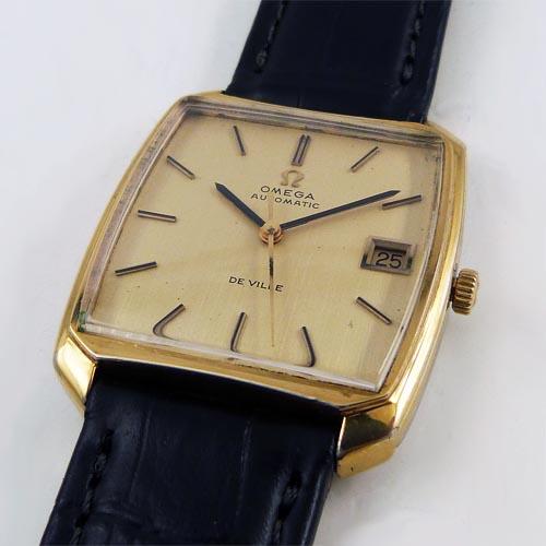 中古オメガ 【OMEGA】 デビル アンティーク スクエア メンズ 自動巻