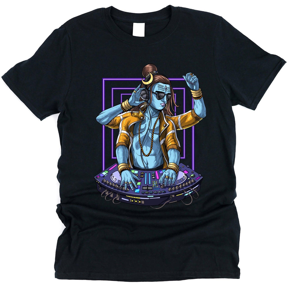 Lord Shiva Psychedelic Psytrance EDM Music DJ T-Shirt - Psychonautica