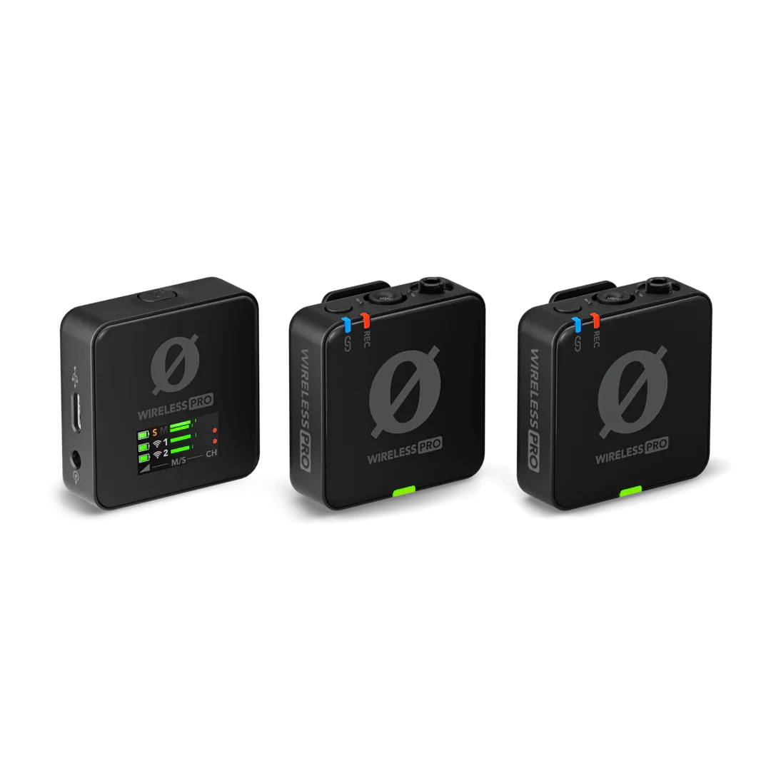 RODE Wireless PRO 2-Person Clip-On Wireless Microphone System