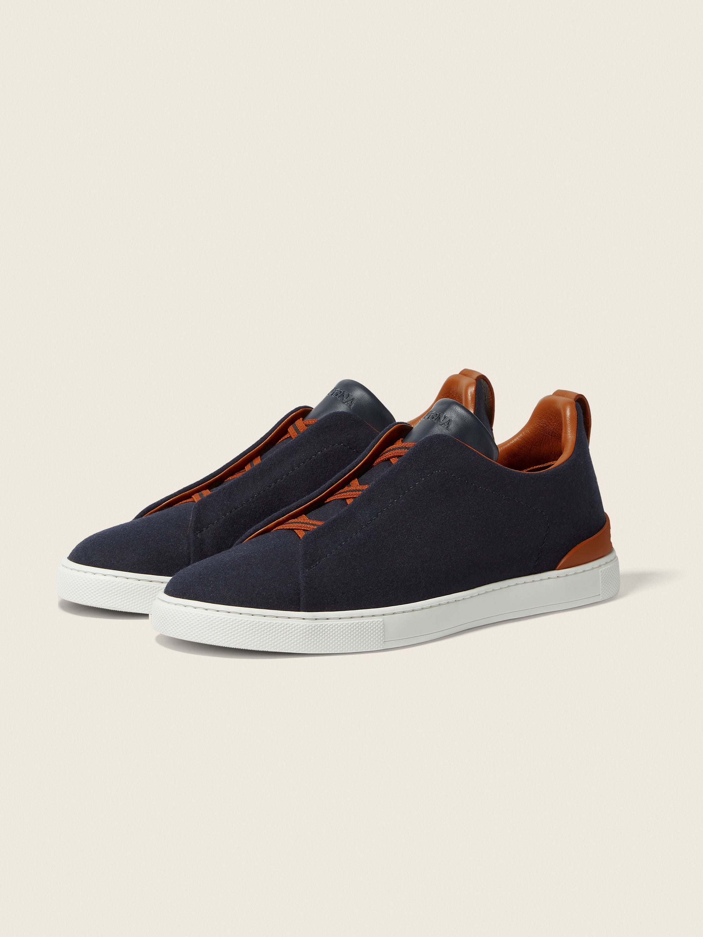 Navy Blue #UseTheExisting™ Wool Triple Stitch™ Sneakers FW25