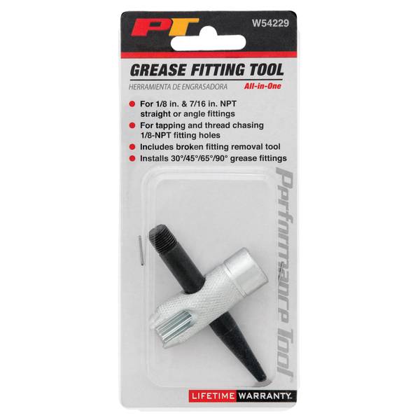 Performance Tool All-In-One Grease Fitting Tool - W54229 | Blain's