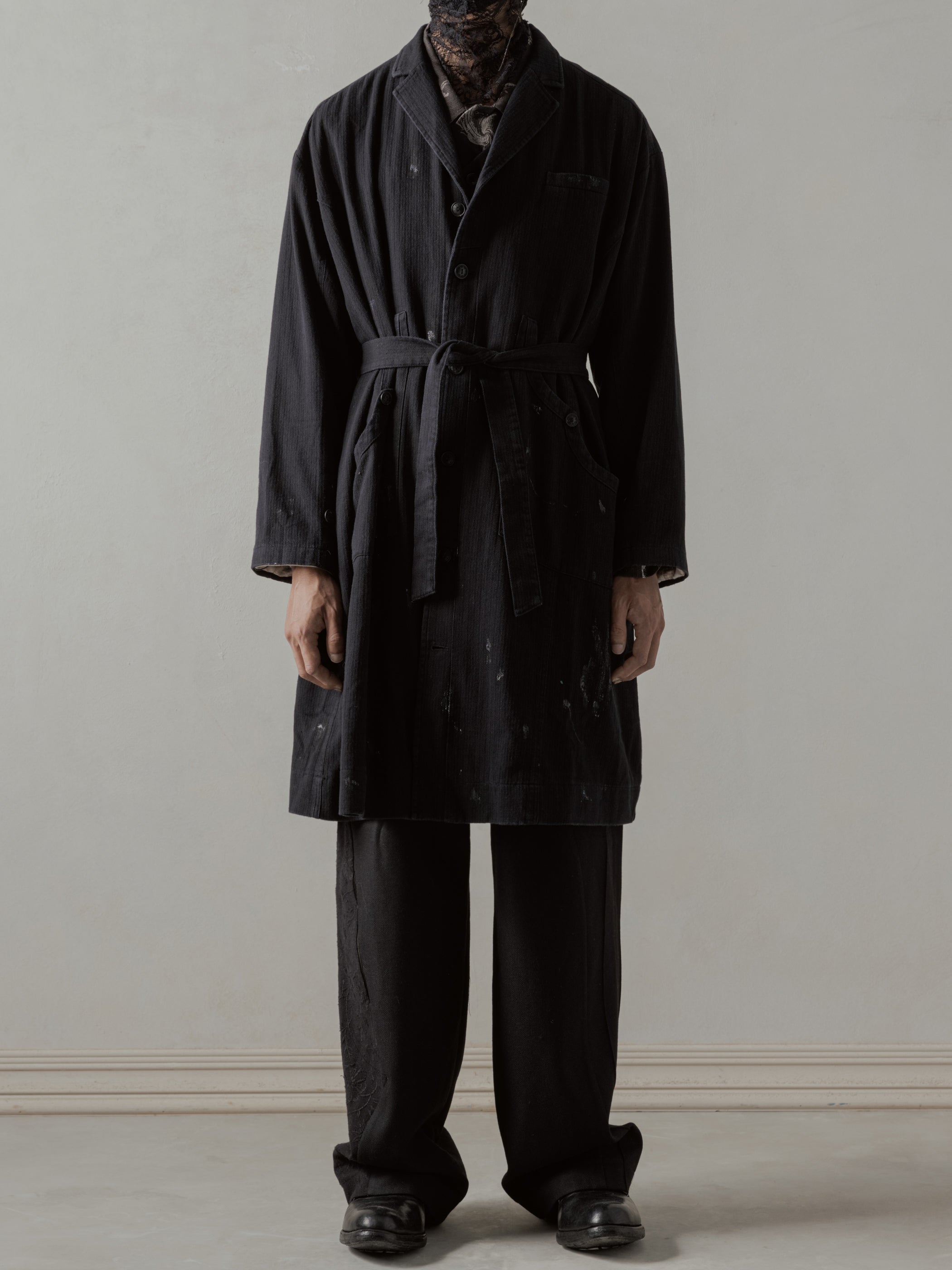 24FW｜Work Coat (Black) – Professor.E