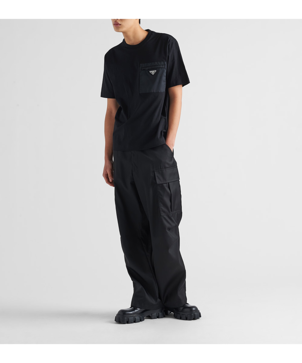 PRADA/プラダ_Men通販 | Re-Nylon x ジャージー Tシャツ【送料無料