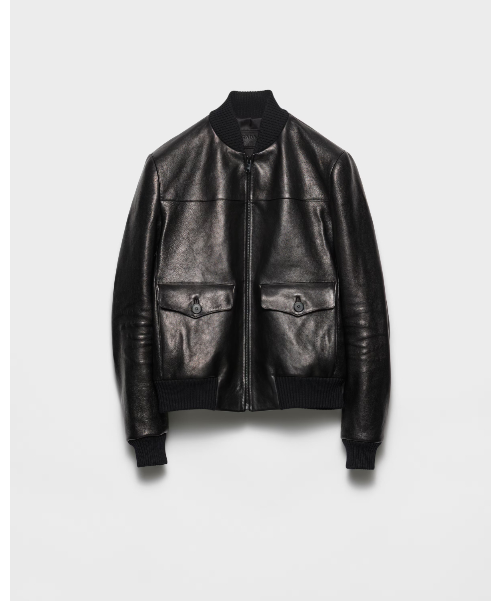 PRADA/プラダ_Men通販 | レザー ボンバージャケット【送料無料】【店頭