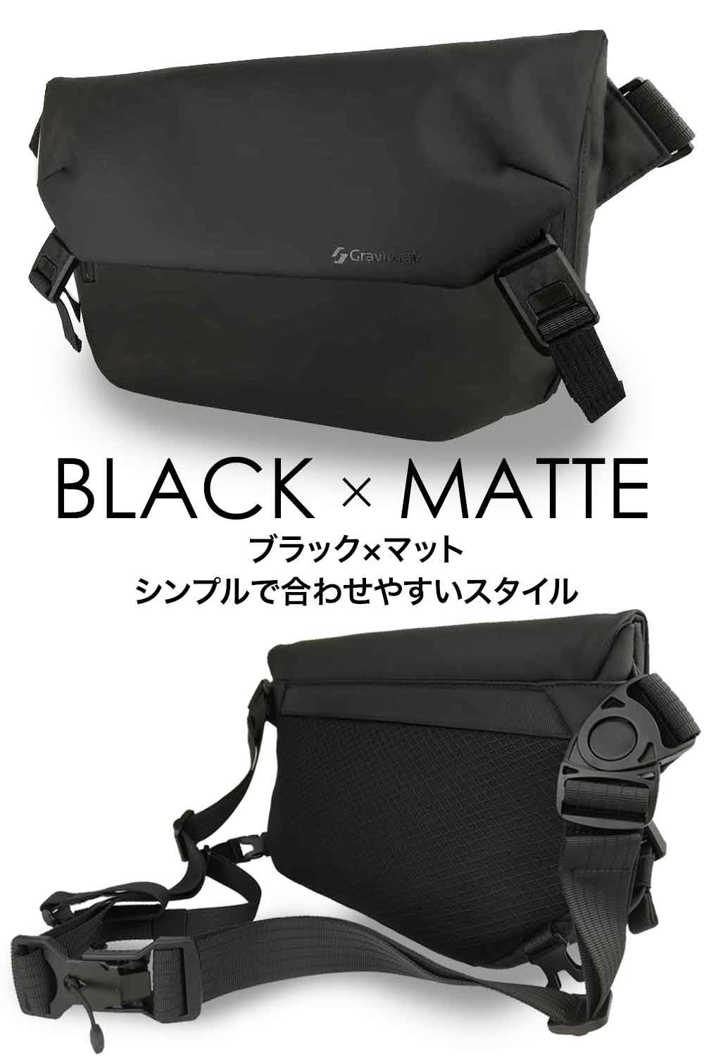 1秒開閉＋マルチ収納「ワンタッチメッセンジャーバッグ」ストレス ゼロ