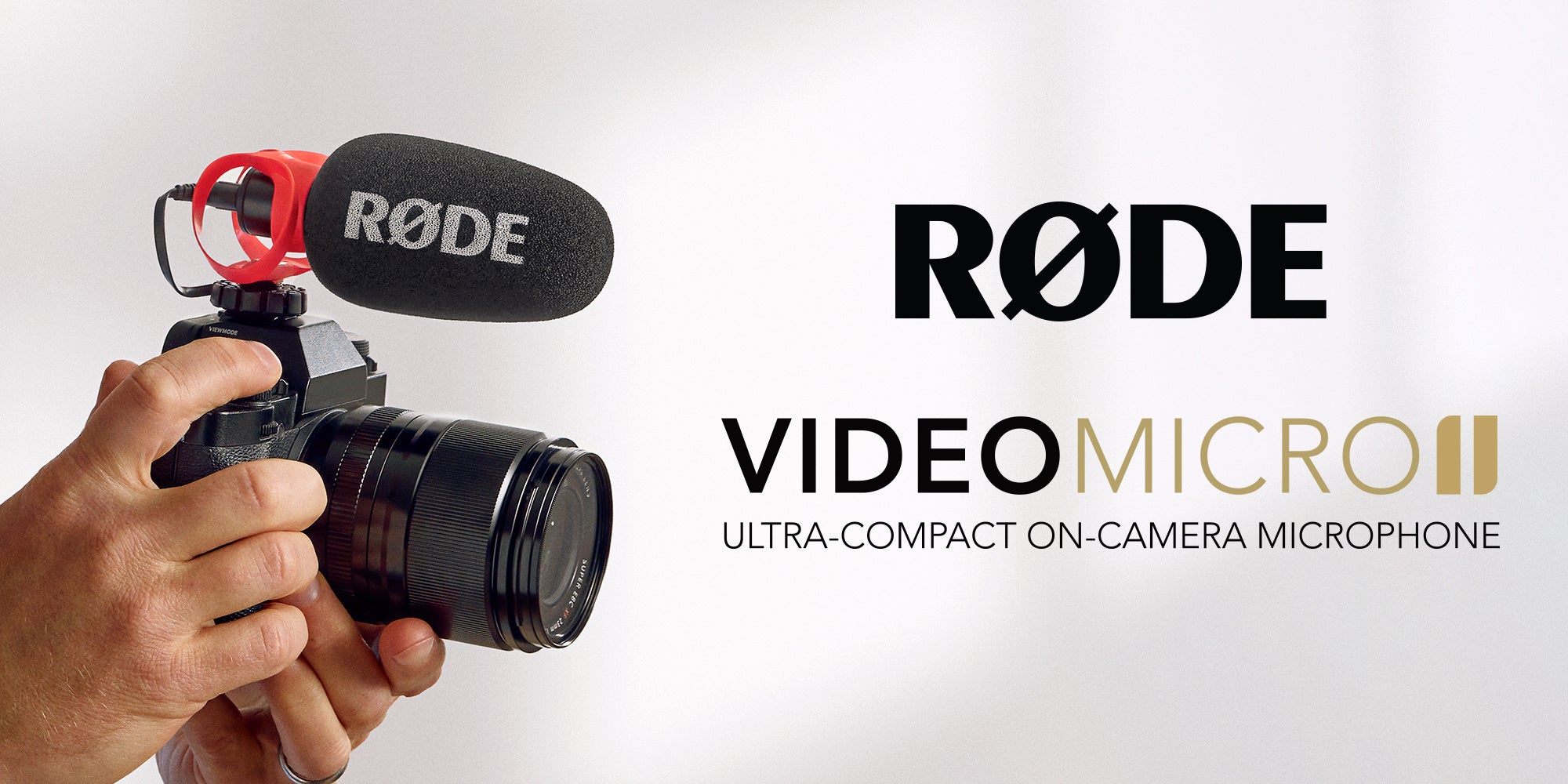 RODE（ロード）新商品】超小型・超軽量、シンプル操作のオンカメラ