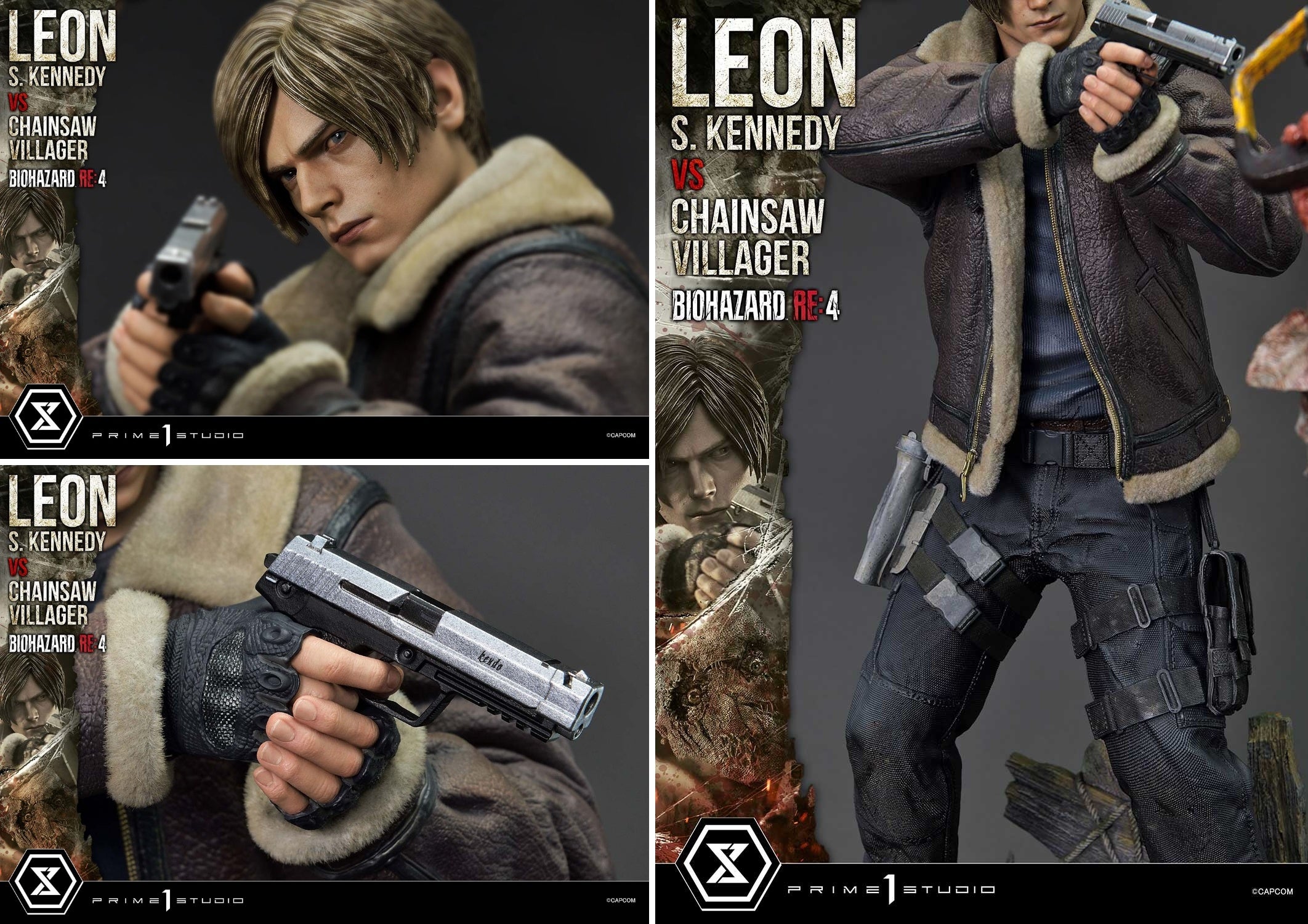 予約開始】『バイオハザード RE:4』より、レオン VS チェーンソー男の