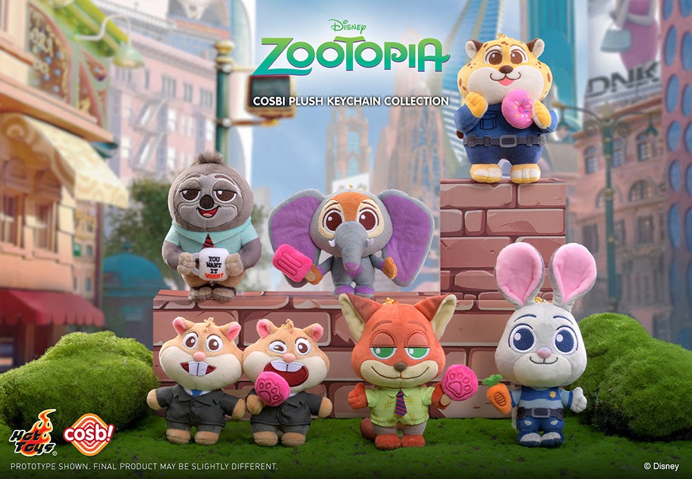 ズートピア2』のキャラクターが可愛いデフォルメフィギュアに