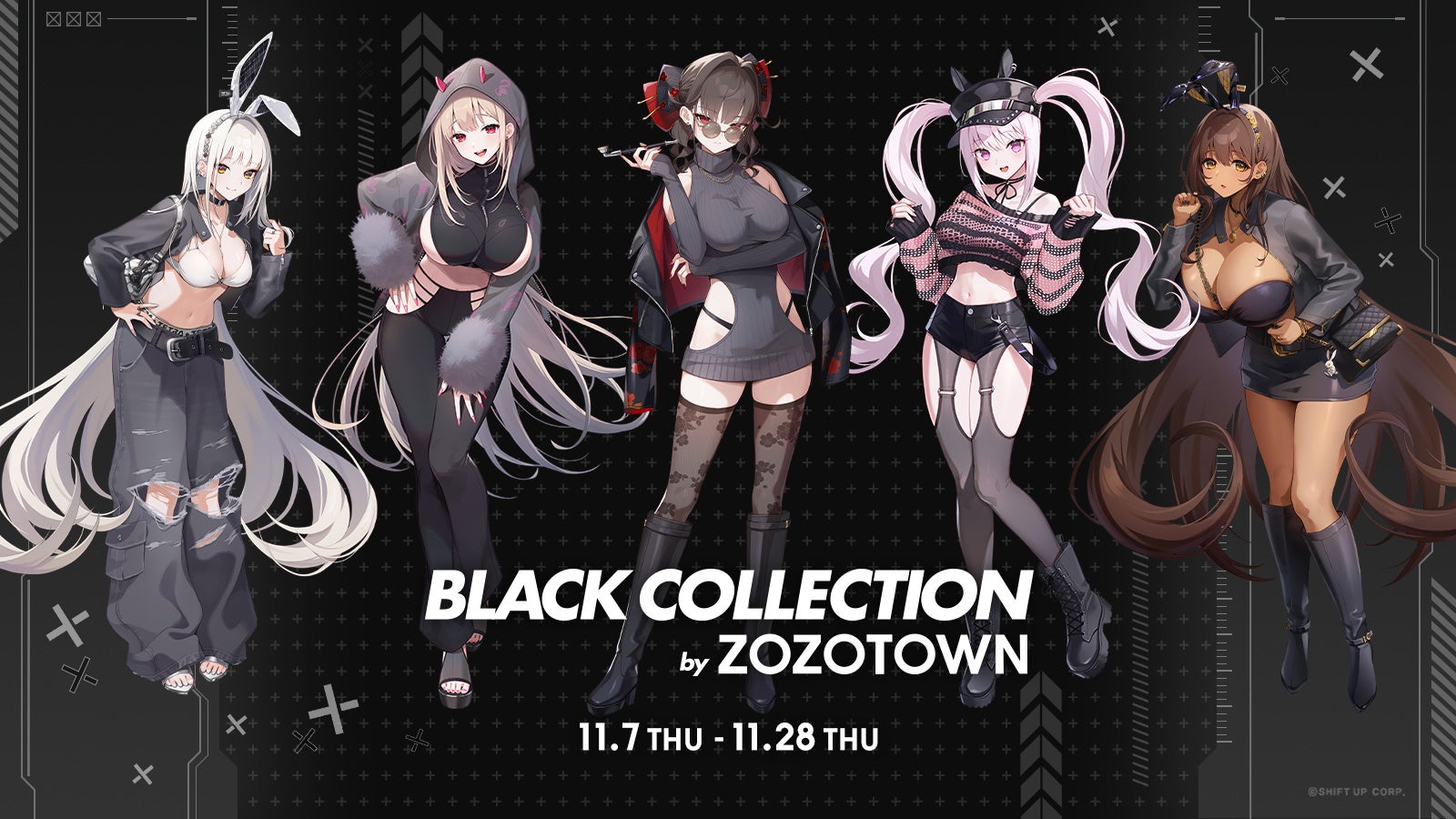人気ゲームアプリ「勝利の女神：NIKKE」とZOZOTOWNがコラボレーション
