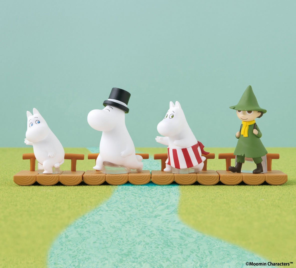 集めて飾るとムーミンたちが仲良くおでかけ♪ガシャポン®オリジナル