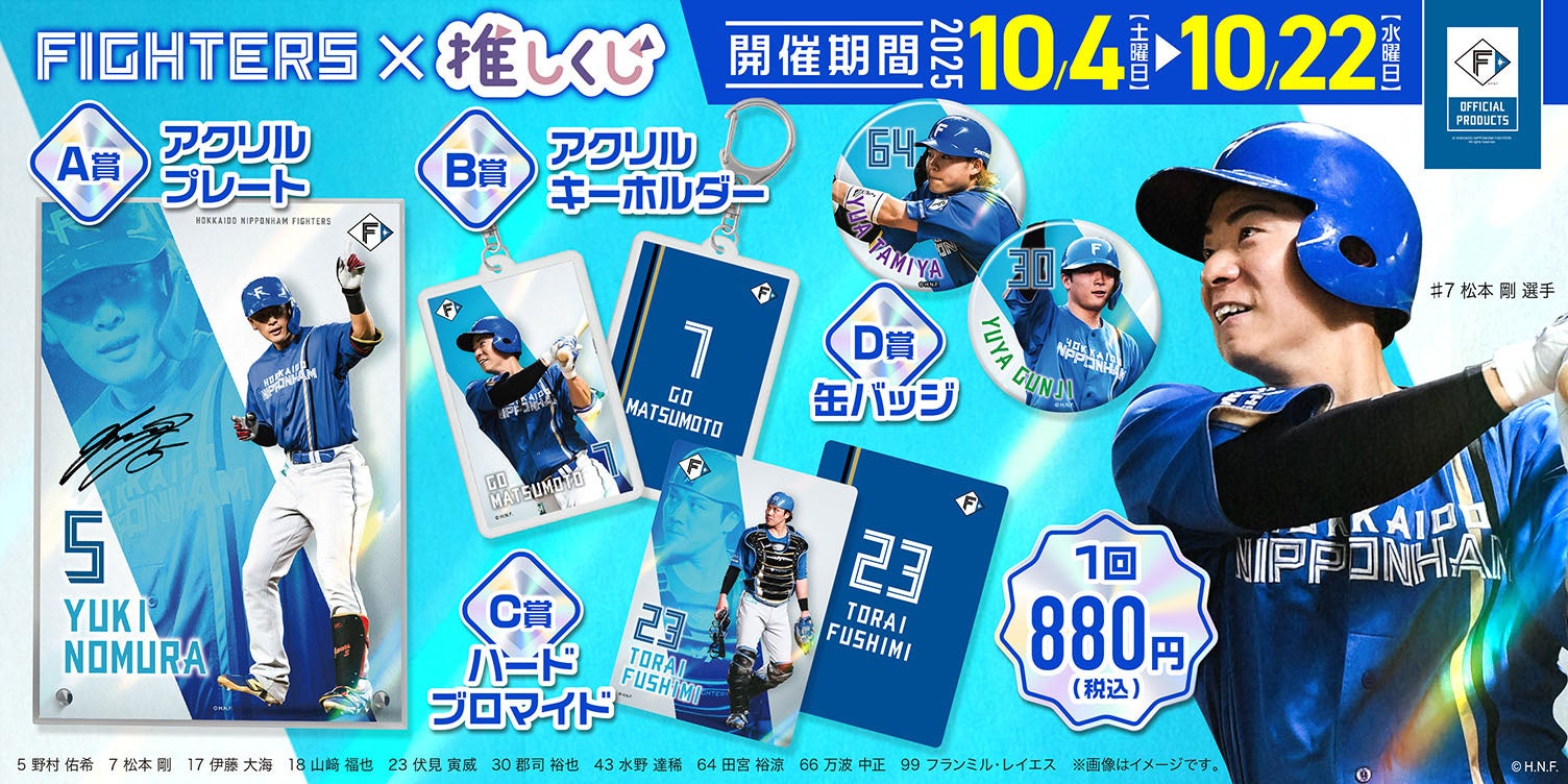プロ野球】北海道日本ハムファイターズ ～ビジターユニフォーム～推し