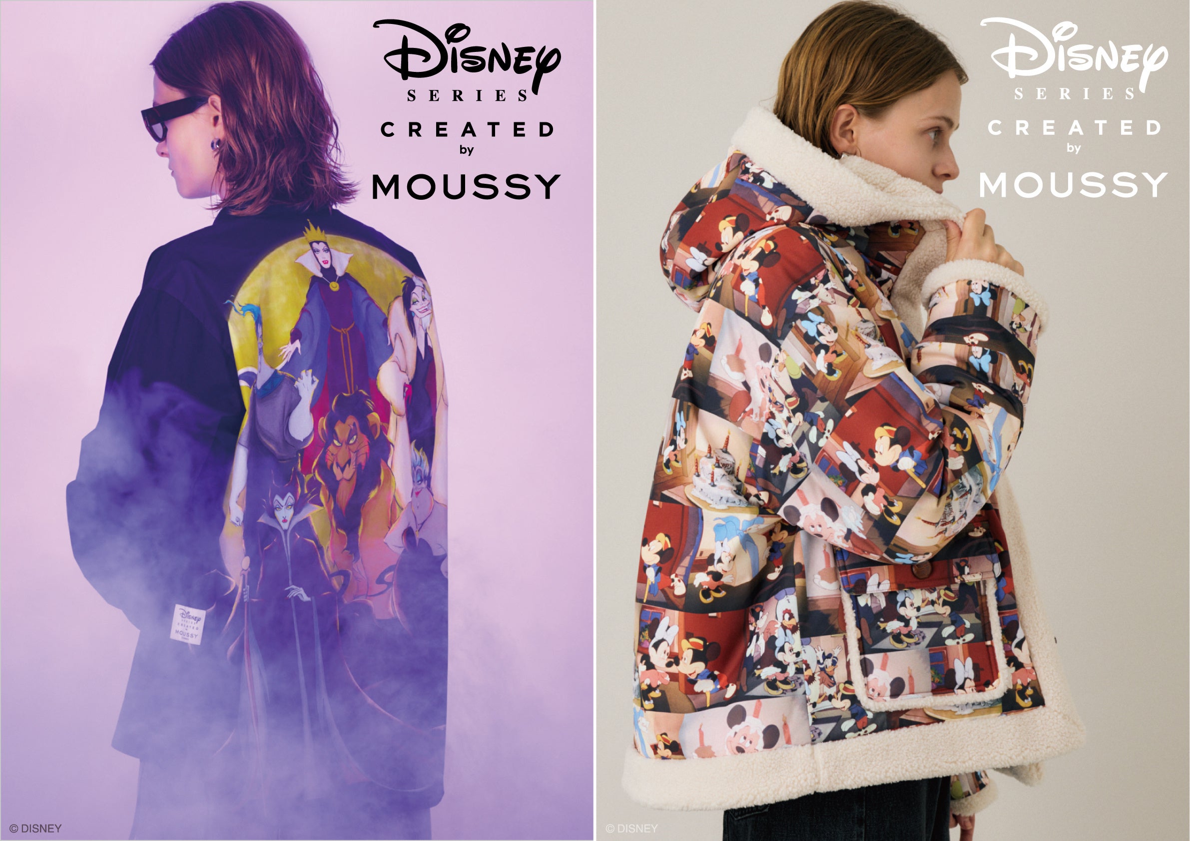 Disney SERIES CREATED by MOUSSY」2024 WINTER COLLECTIONが登場！10