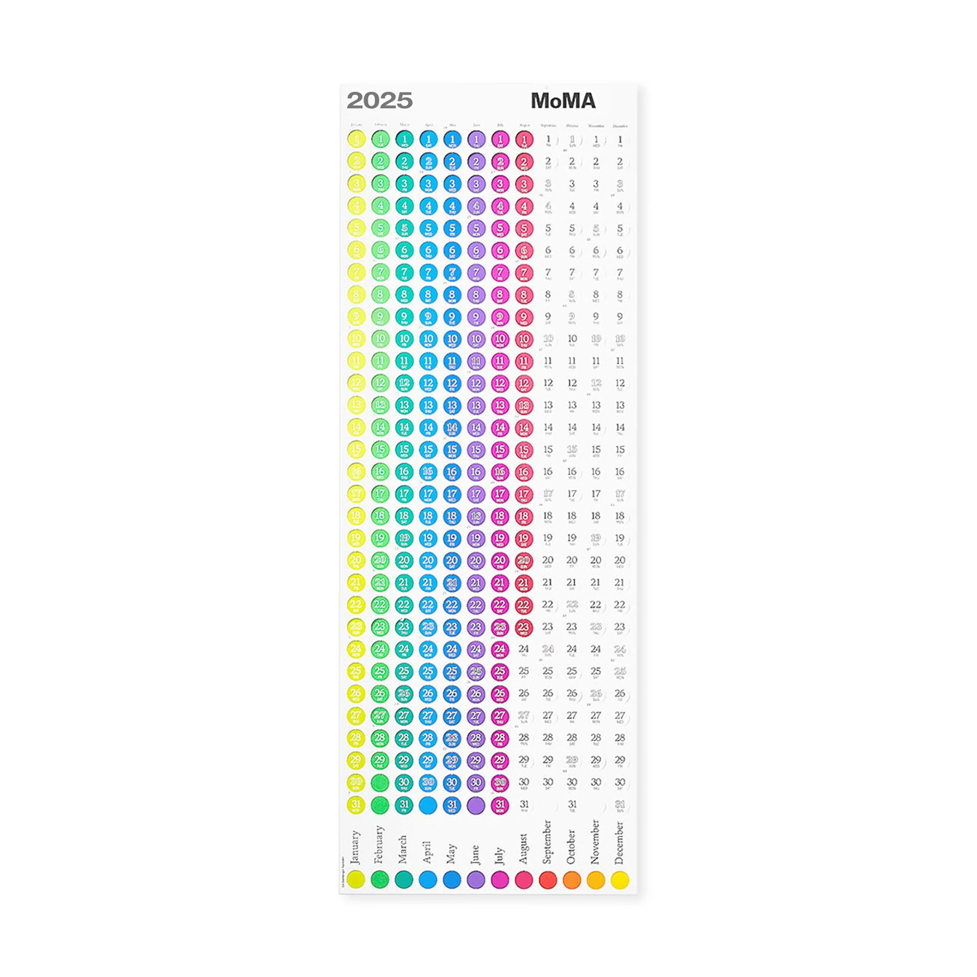 MoMA Design Store】2025年版 MoMAオリジナルカレンダー販売開始