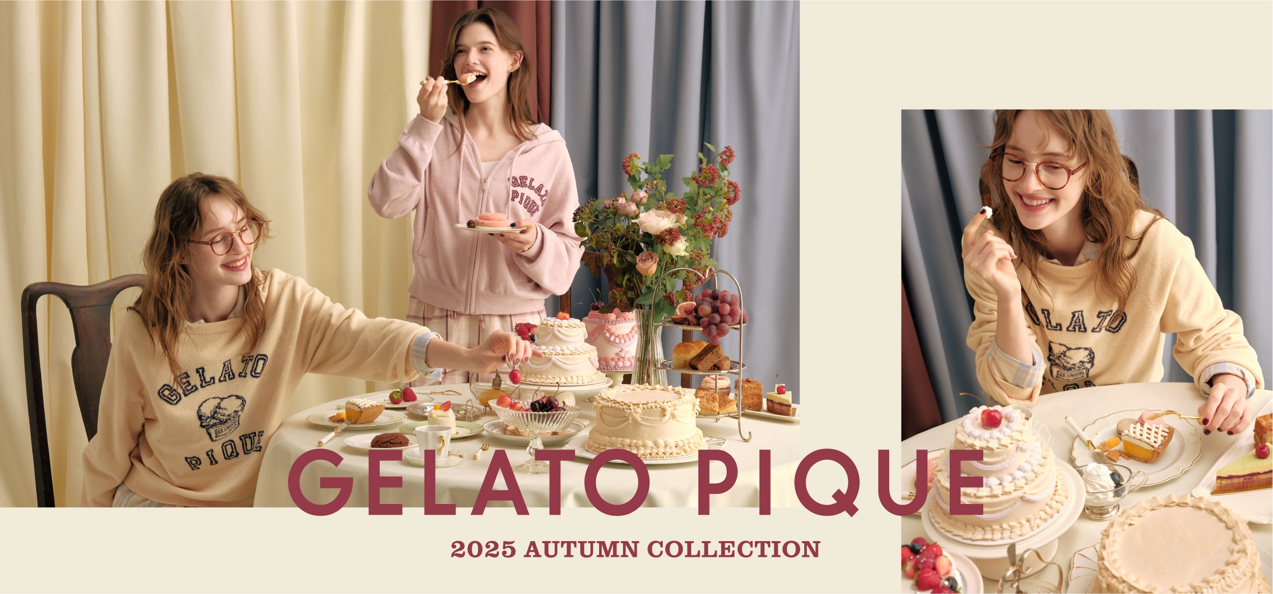 gelato pique(ジェラート ピケ)】秋の新作ルームウェア「2025 AUTUMN