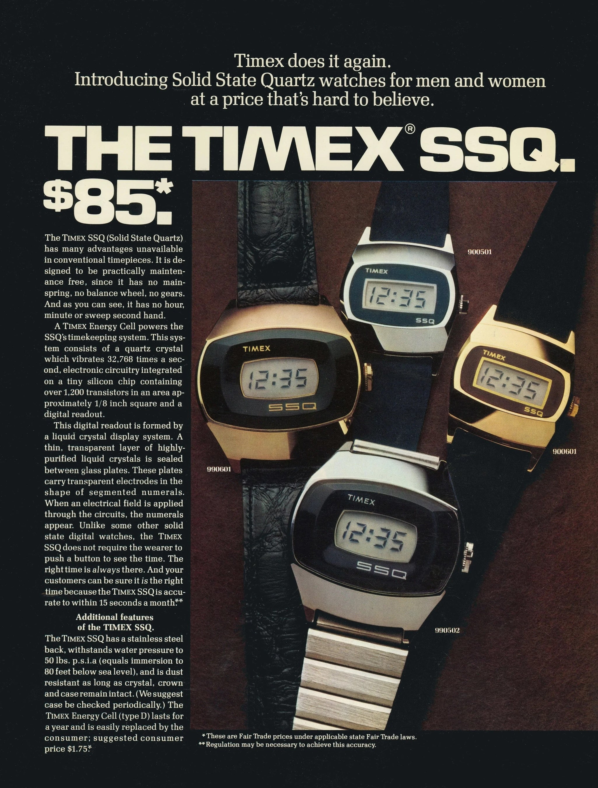TIMEX＜タイメックス＞初のLCD搭載デジタルウォッチ『SSQ Digital