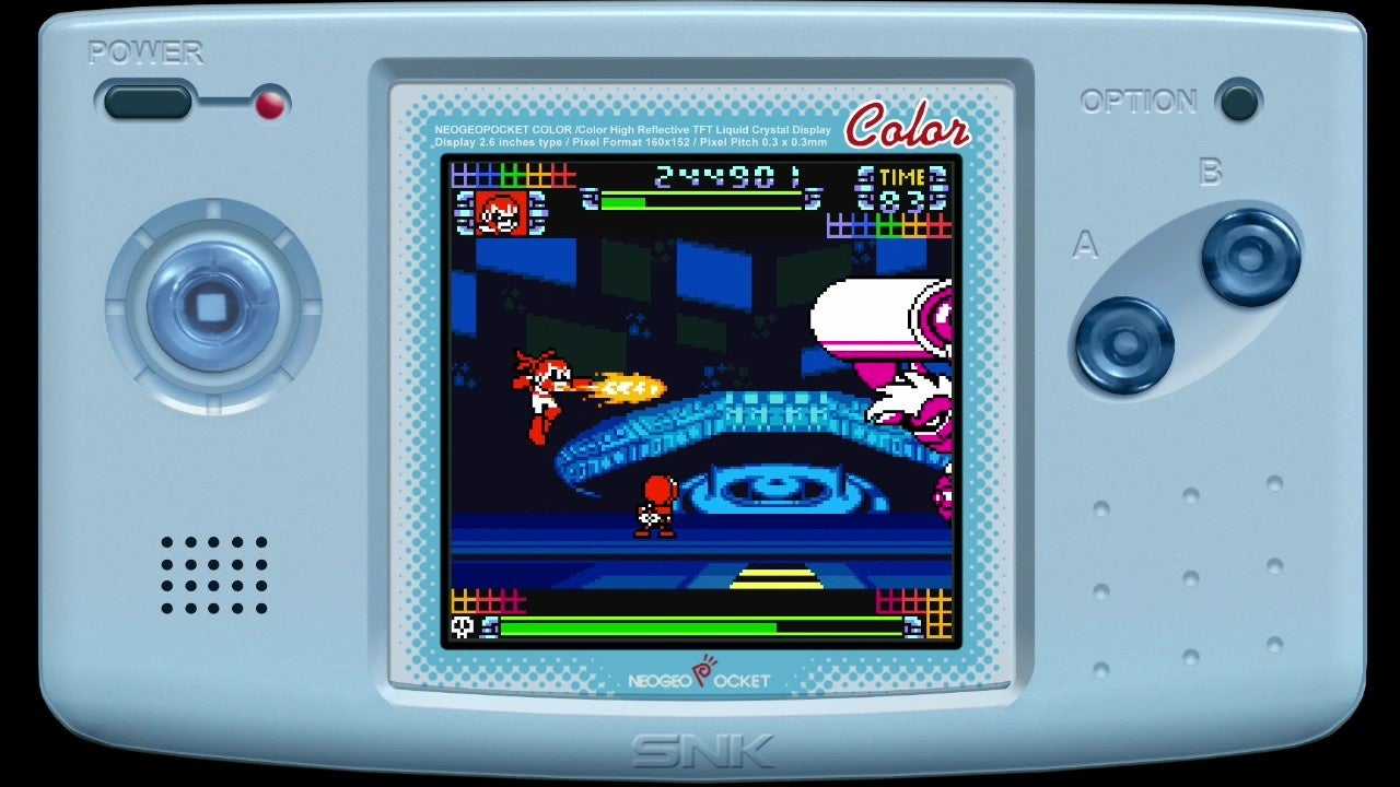 ネオジオポケットカラーの名作アクション『ロックマン バトル