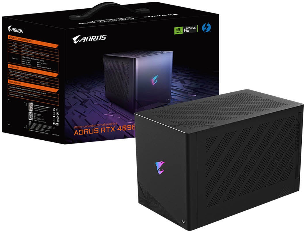 GIGABYTEからGeForce RTX 4090搭載外付けグラフィックボード、RTX 3060
