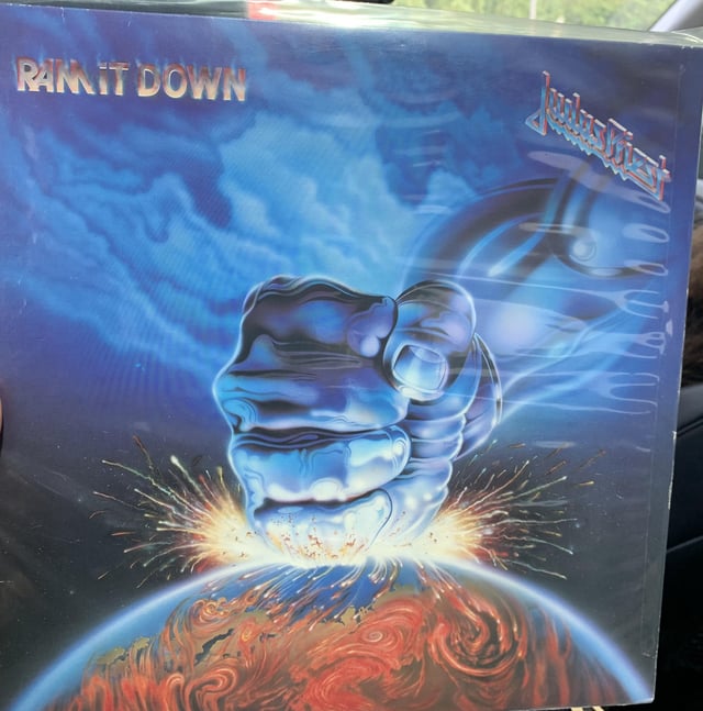 An original 1988 issue of Judas Priest's Ram It Down : r/vinyl