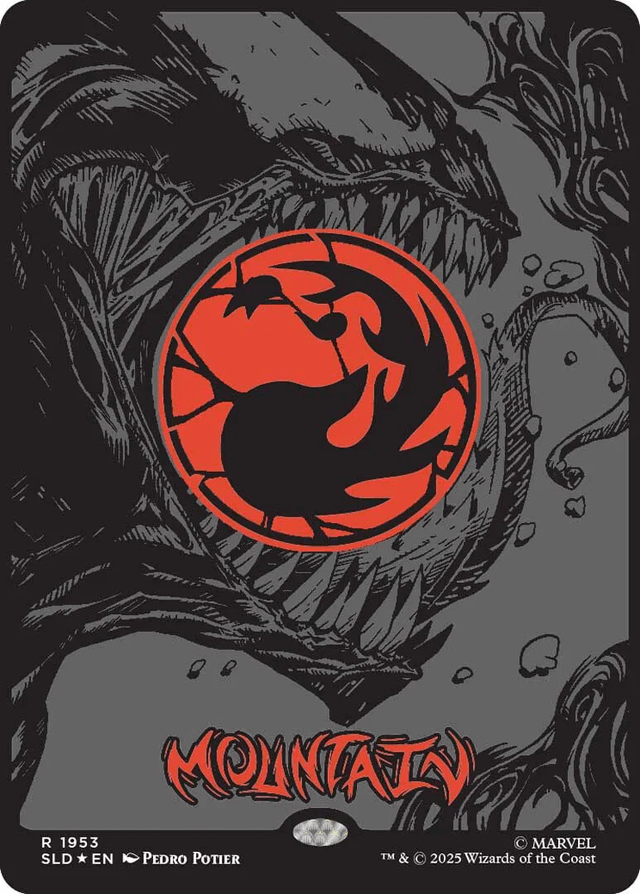 SLD] Secret Lair x Marvel's Spider-Man: Mana Symbiote (Raised Foil