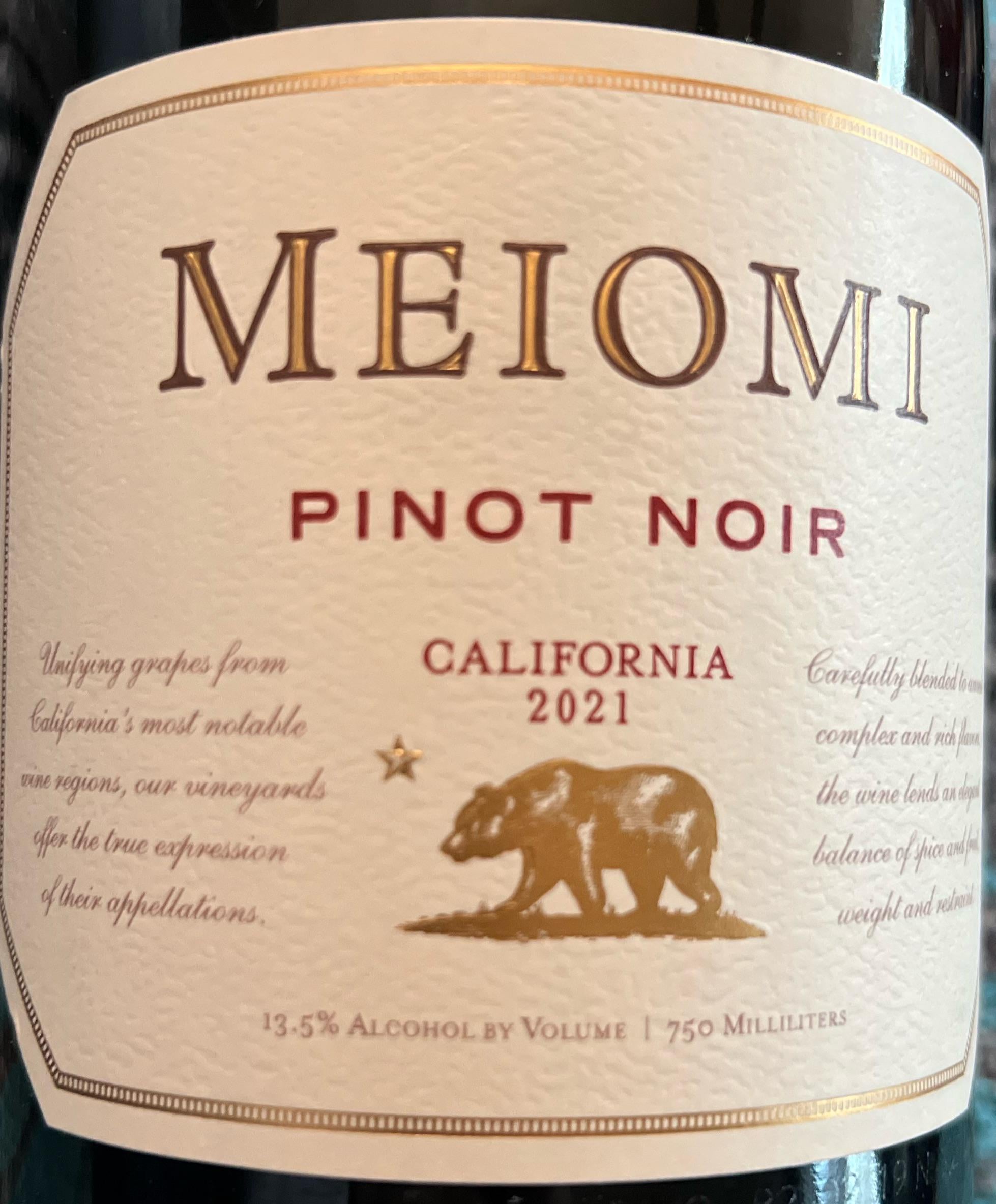 レビュー: メイオミ ピノ・ノワール 2021 : r/wine