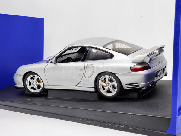 AUTOart 2002 Porsche 911 GT2 996 Silver 77841 1:18 Scale - Used