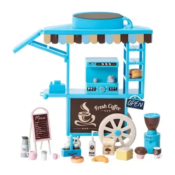 Teeny Tinies - Barista Cart Mini Play Set (for Barbie sized dolls