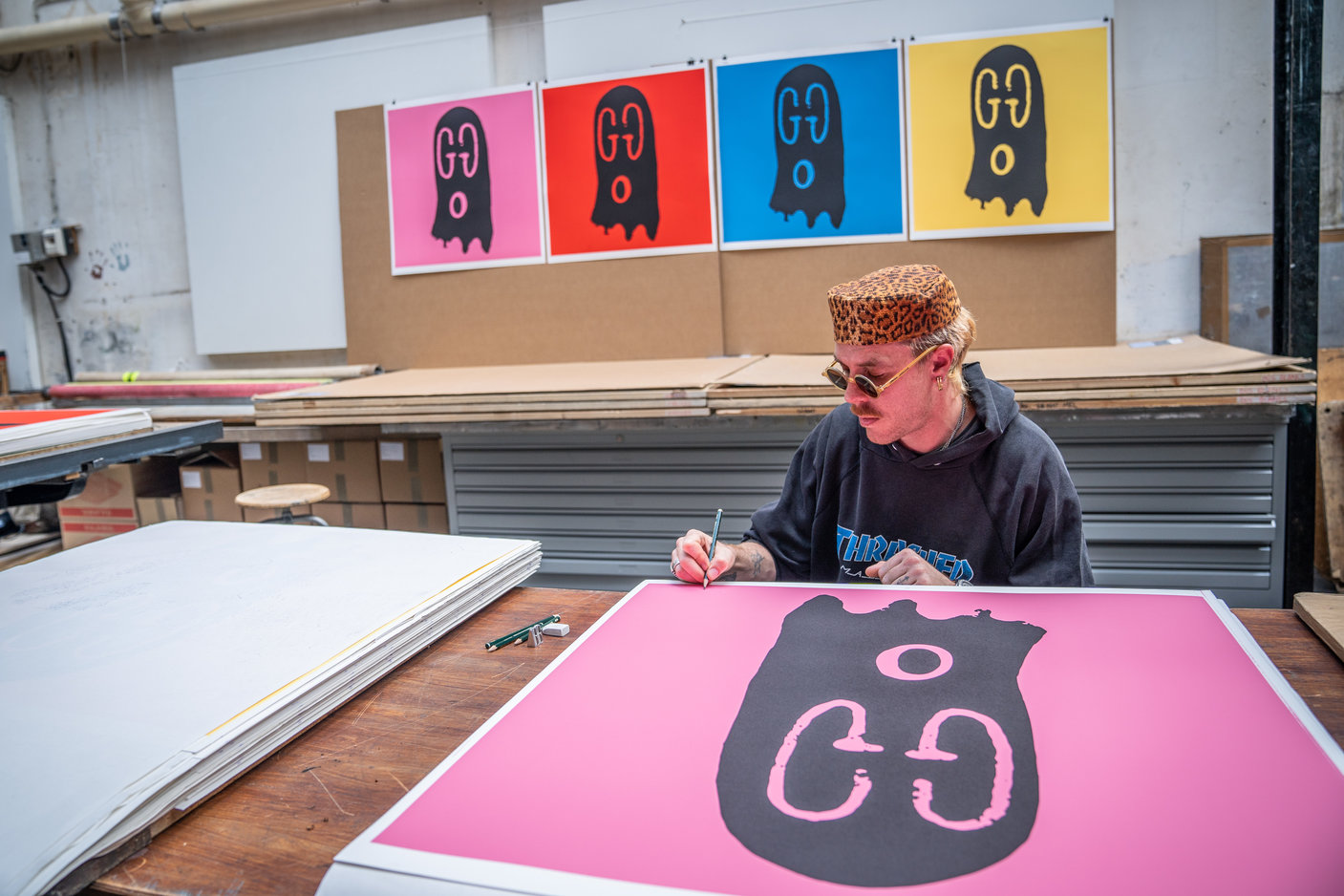 Trevor Andrew - Original GUCCIGHOST Pink | Print Them All