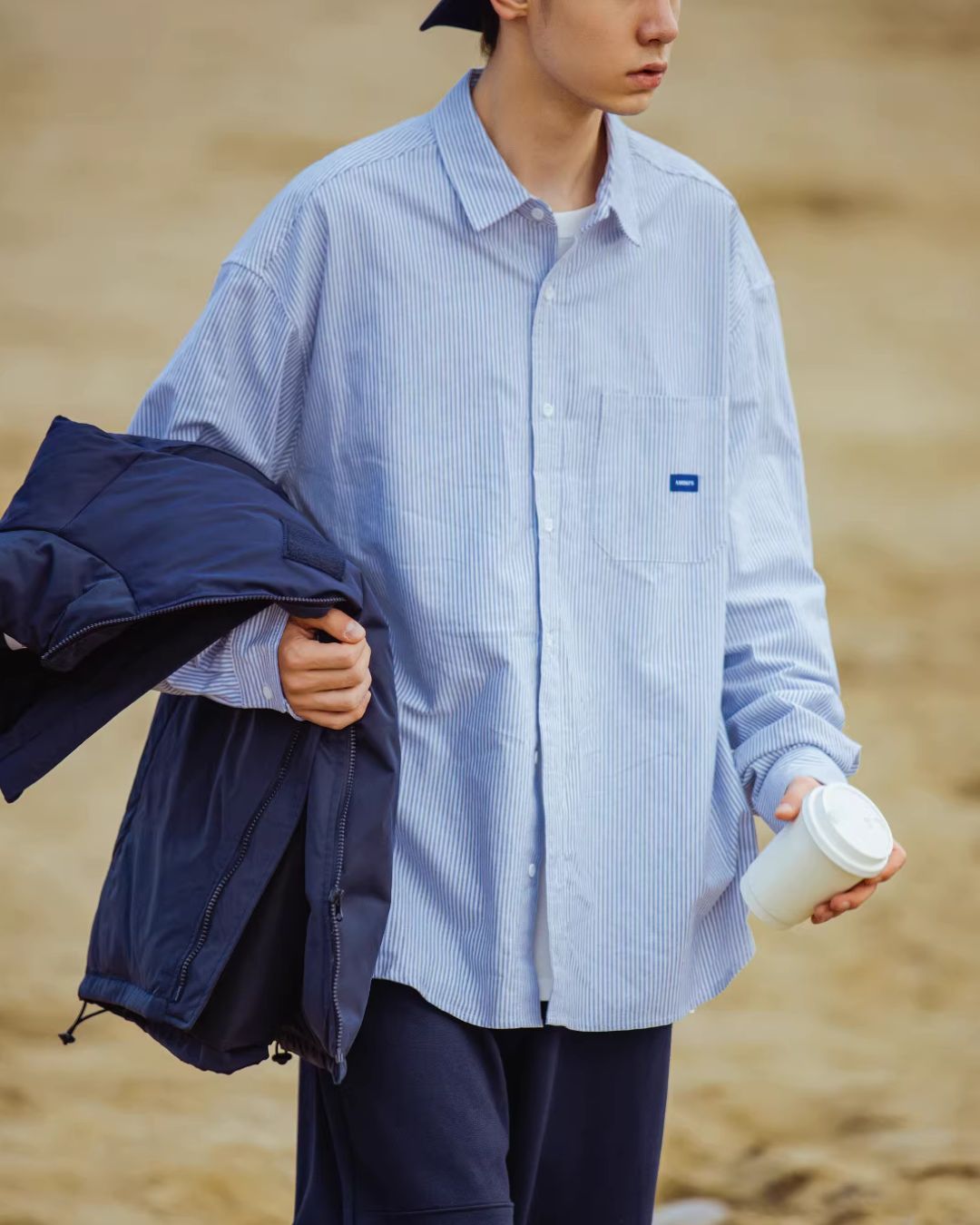3月上旬お届け】Casual Striped Shirt LS047 – prips