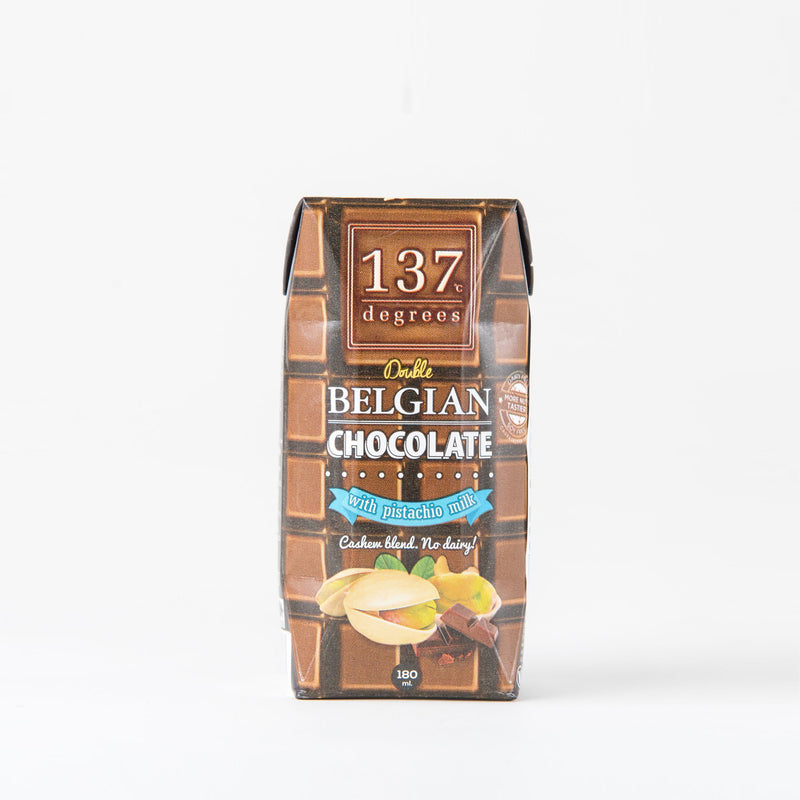 137degrees. ベルギーチョコピスタチオミルク 180ml【賞味期限2026.5.28】
