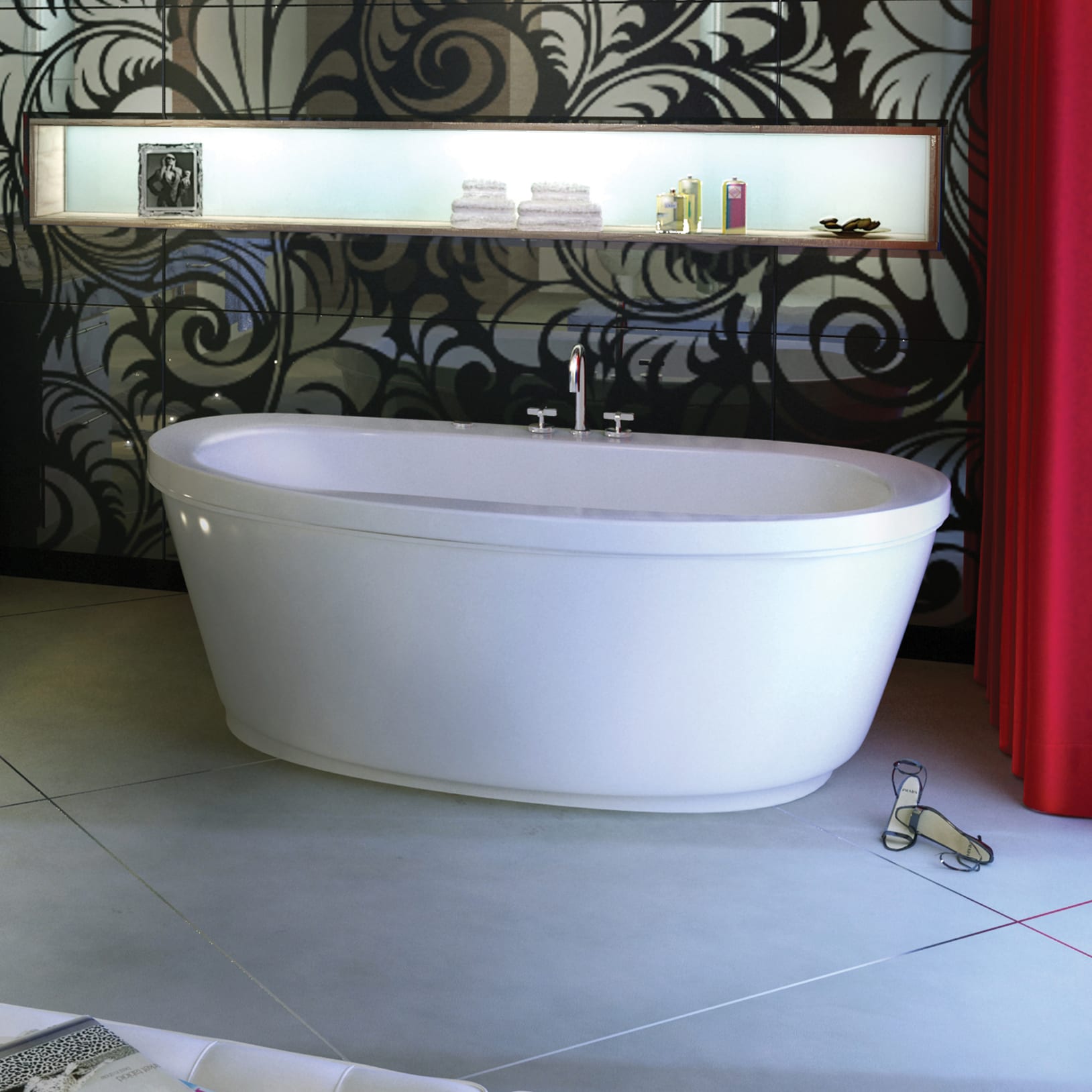 Maax 105359-000-001-101 Jazz Freestanding Soaker Tub | QualityBath.com
