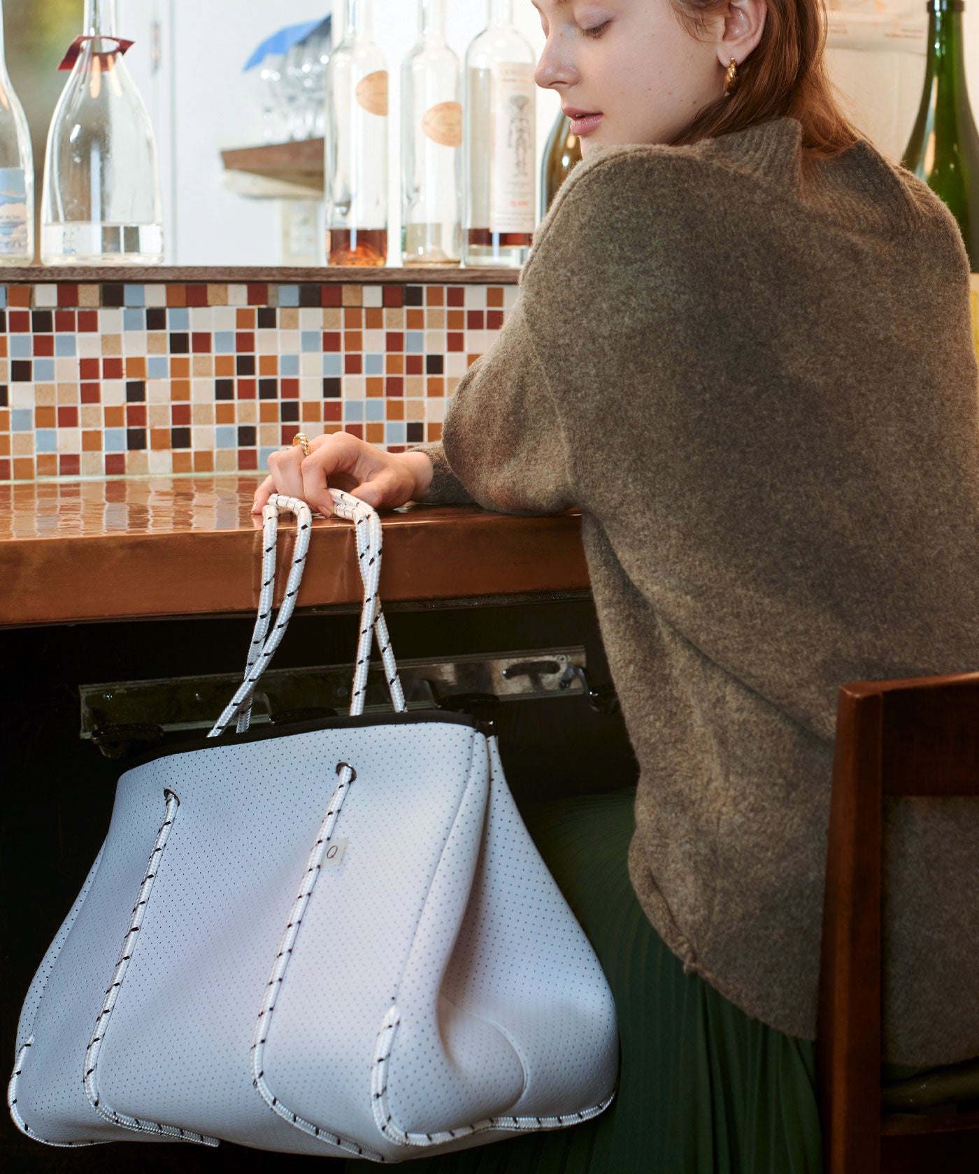 q bag paris zip L ジップ付きで大人気