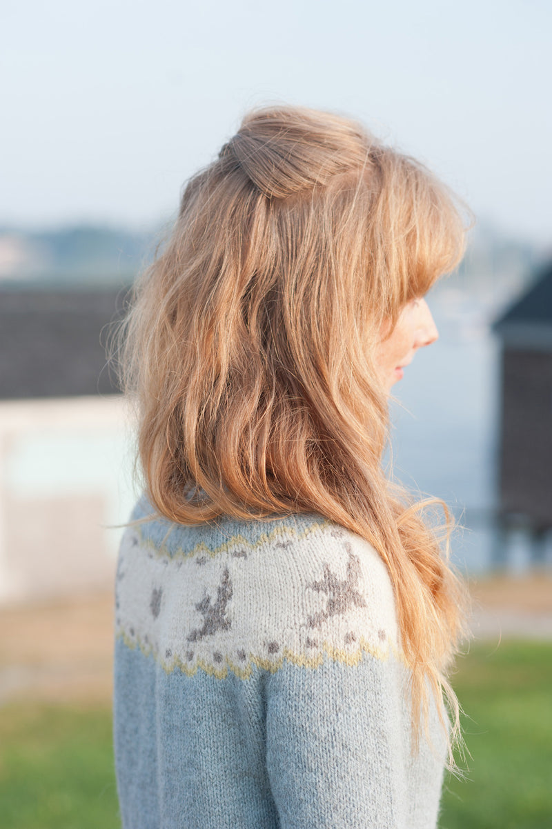 birdie fair isle cardigan – Quince & Co.