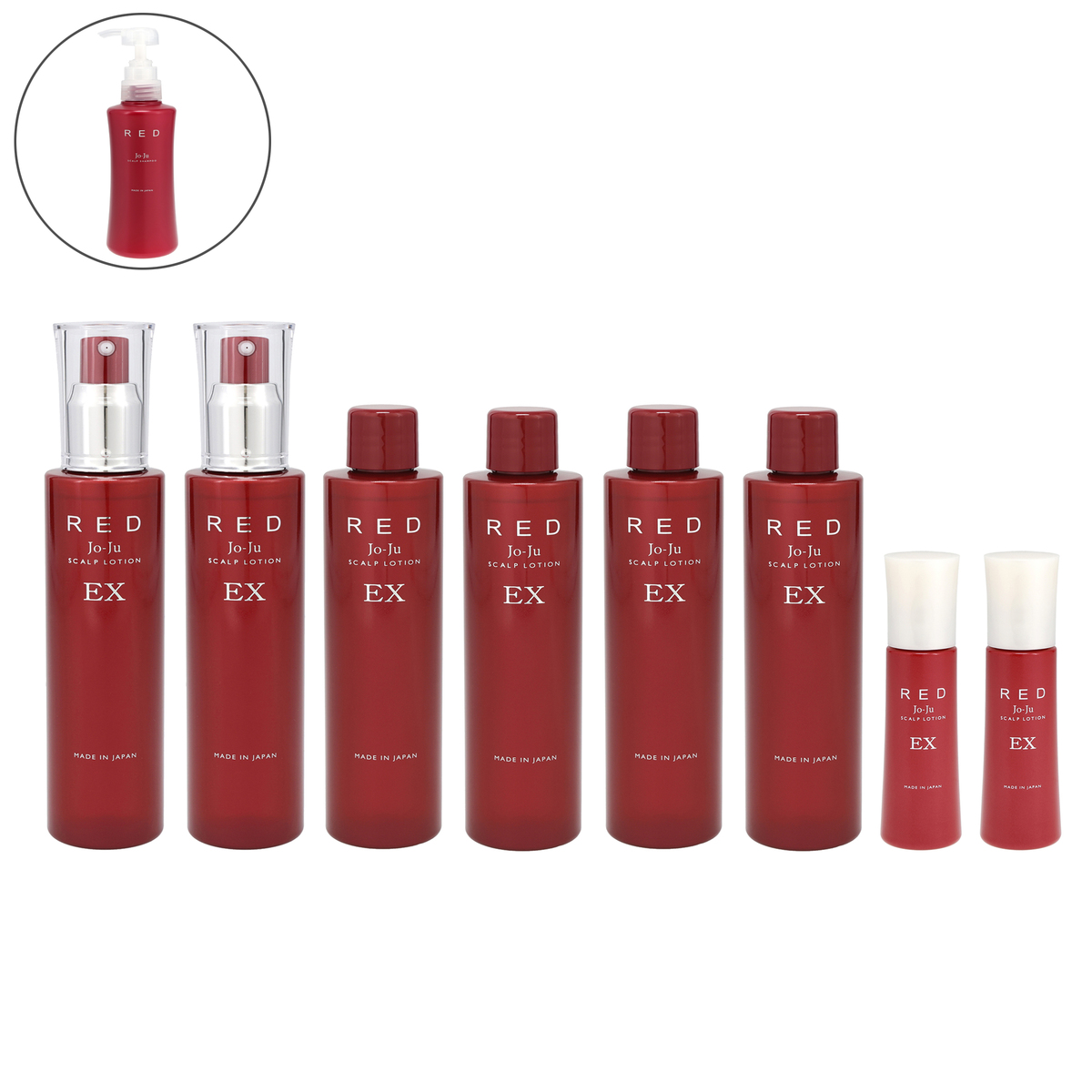 Jo-Ju RED スカルプローションEX6本分特別セット Jo-Ju（ジョジュ