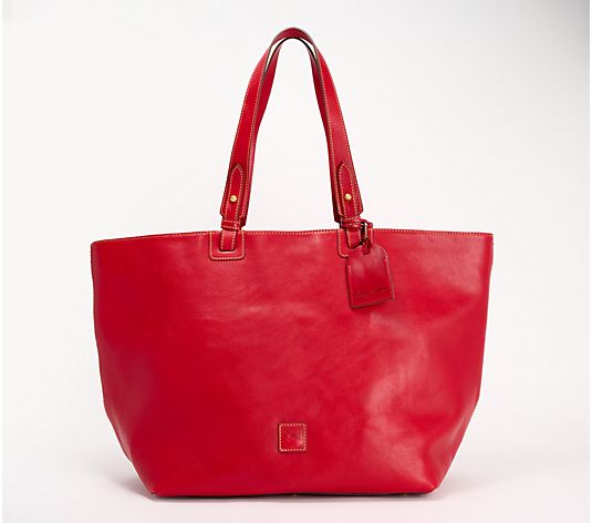 Dooney & Bourke Extra Large Florentine Leather Suzette Tote - QVC.com