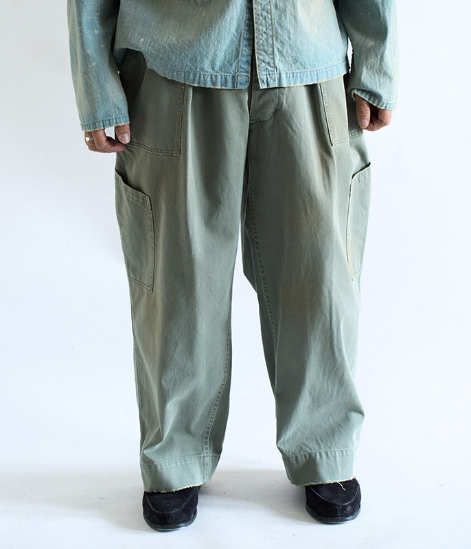 A.PRESSE Vintage USAF Hemmed Bottoms[SAGE] - Fresh Service