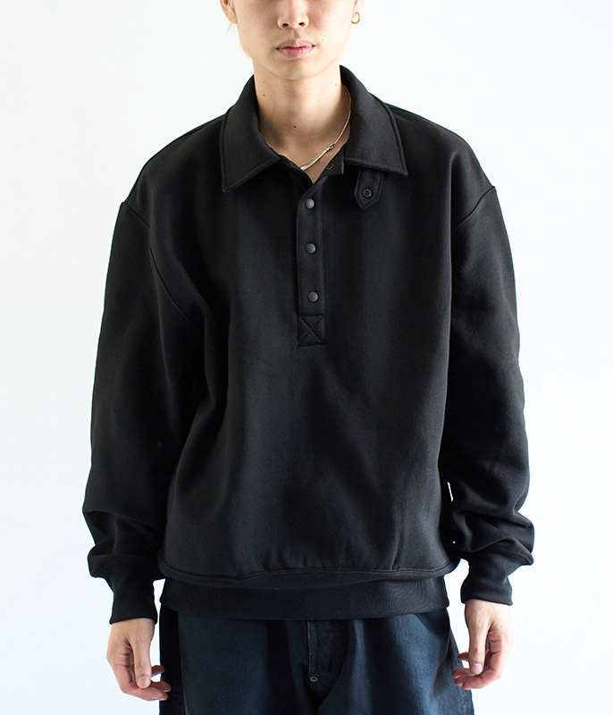 DAIWA PIER 39 TECH SWEAT SNAP PULLOVER [BLACK] - Fresh Service