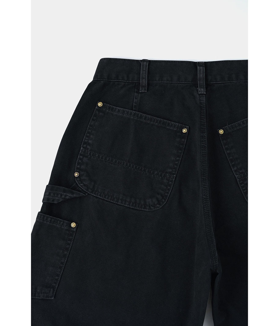 FIFTH Distressed Double Knee Pants [BLACK] - Fresh Service