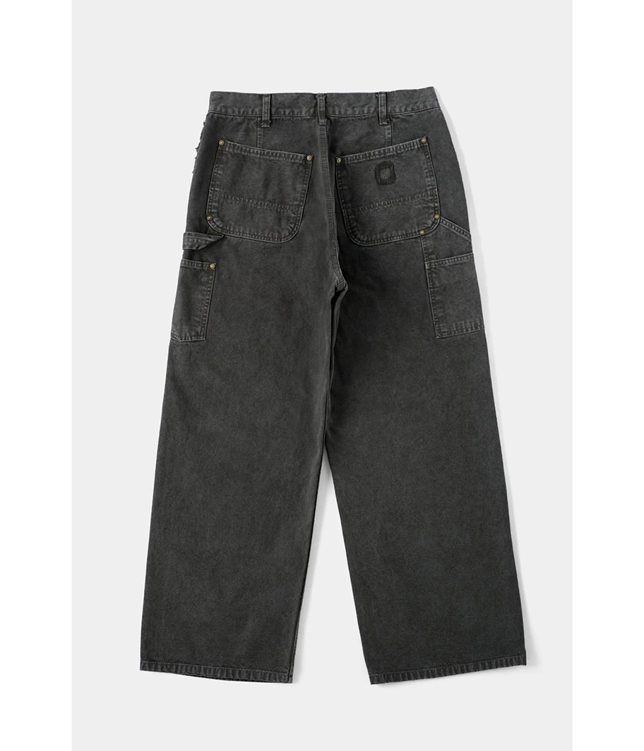 FIFTH Distressed Double Knee Pants [D-GRAY] - Fresh Service