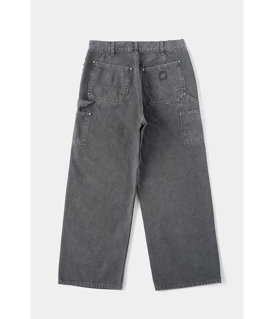 FIFTH Distressed Double Knee Pants [L-GRAY] - Fresh Service